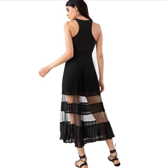 EUC & Other Stories Pleated See-through Midi Skirt - Picture 4 of 14